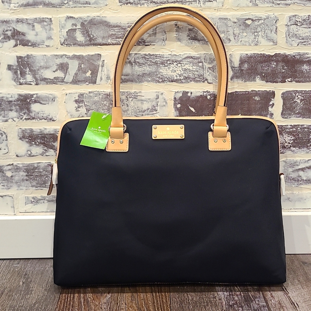 Brand New Kate spade Kennedy Park Calista laptop bag, black